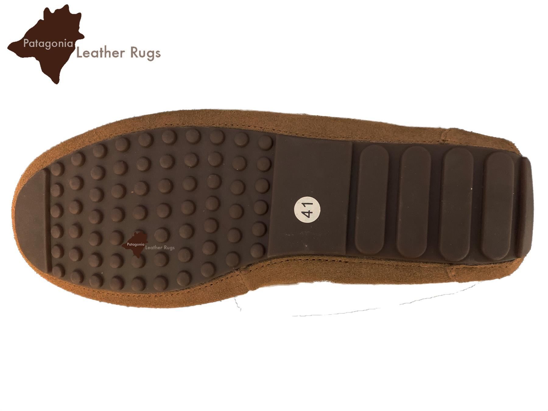 Scarpe da donna: Mit Lammfell gefütterte Leder-Mokassins – Nuovo e nell'imballaggio originale da Arbedo venduto da patagonialeatherrugs 7