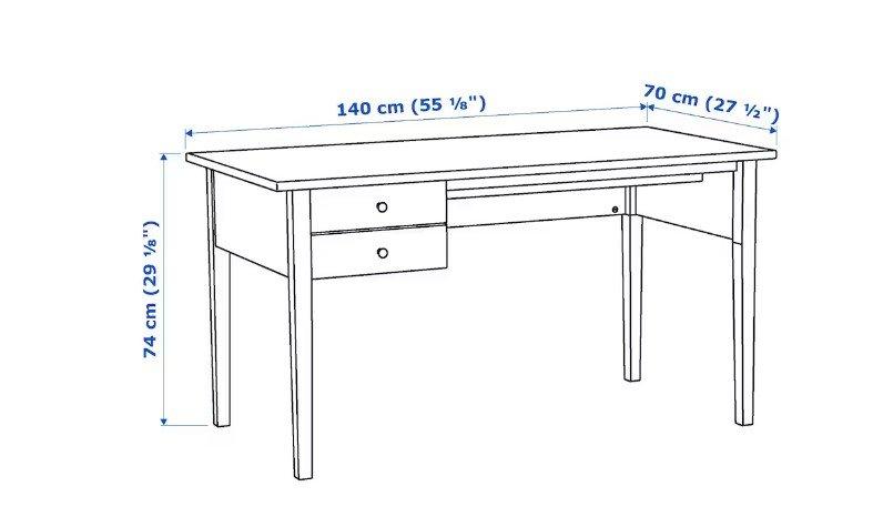 ARKELSTORP Scrivania, nero, 140x70 cm - IKEA Italia