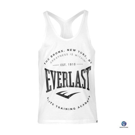 EVERLAST Boxing Herren Stringer Shirt Tank Top Weiss L NEU