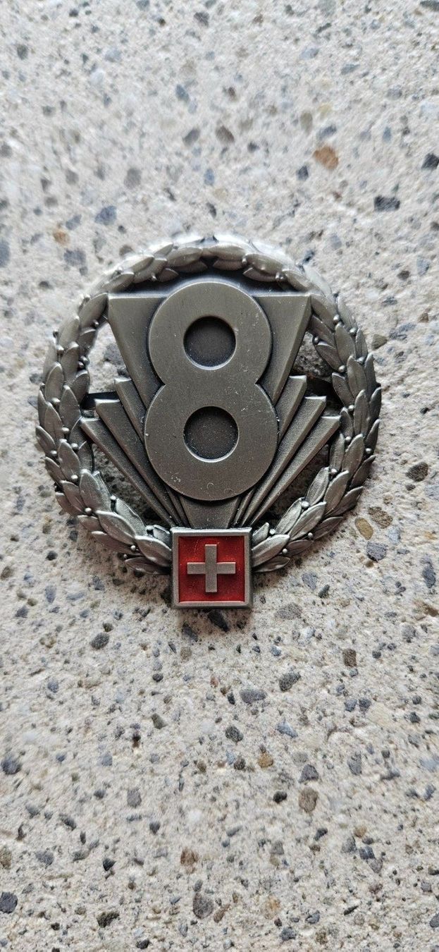 Schweizer Armee Placchette & Badge: *** Beretemblem Silber *** – Nuovo (secondo la descrizione) da Riedholz venduto da fr_sIruP