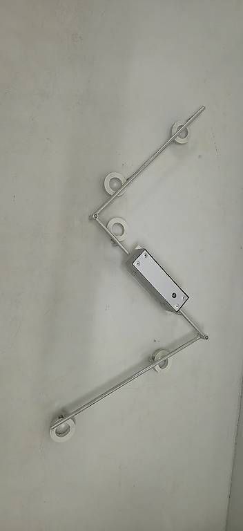 Kronleuchter & Deckenlampen: Moderne Deckenlampe  Silber – Gebraucht aus Erlen von Etterling95 1