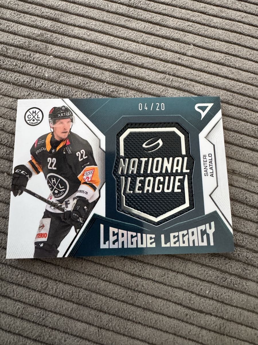 Sportzoo Sammelbilder & Trading cards: 🔥Santeri Alatalo League Legacy Card - Rarität 04/20! – Neu (gemäss Beschreibung) aus Rapperswil SG von ste_99
