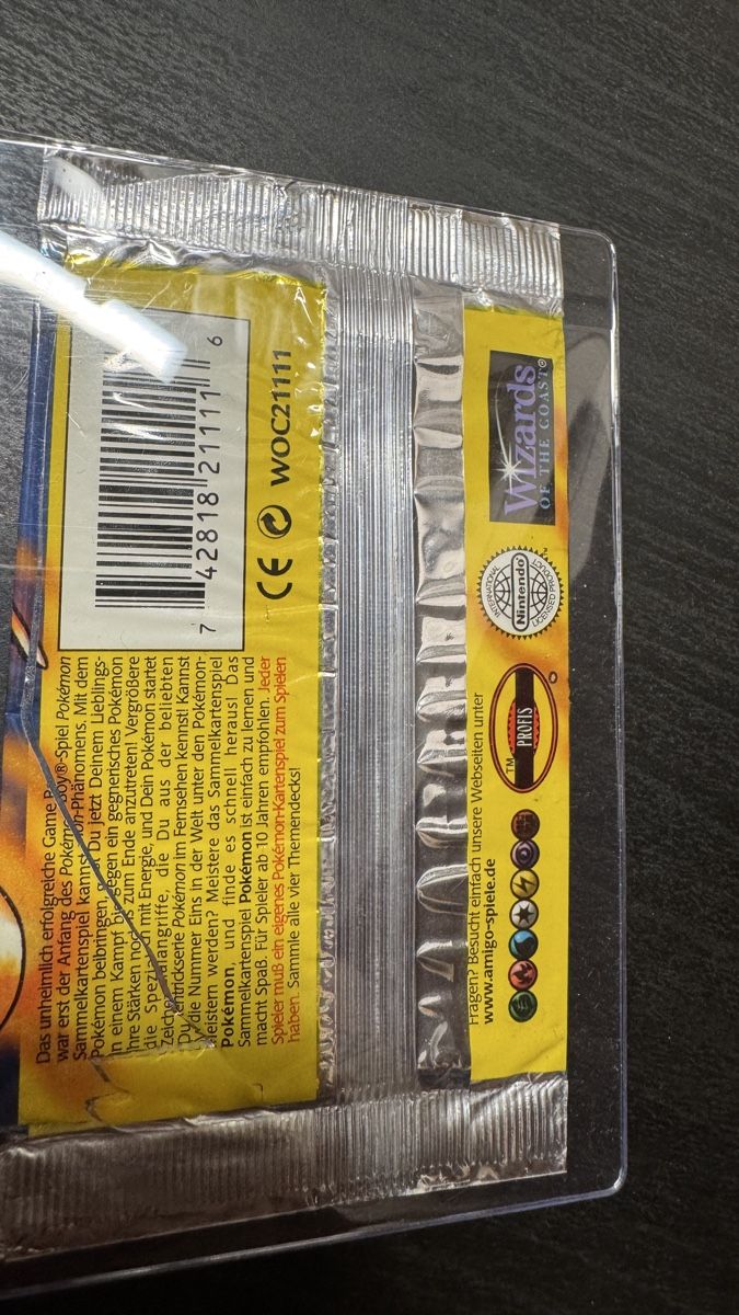 Pokémon Cartes à collectionner: EMPTY BOOSTER POKÉMON GLURAK 1ST EDITION – D'occasion à Belprahon par Rob_ain 1