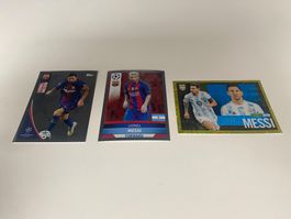 3er Sticker-Set - Lionel Messi - 🇦🇷 Argentinien - Selten