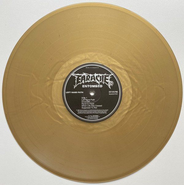 Dischi in vinile: ENTOMBED Left hand path LP GOLD 2022 – Nuovo e nell'imballaggio originale da Solothurn venduto da the_real_faetze 1
