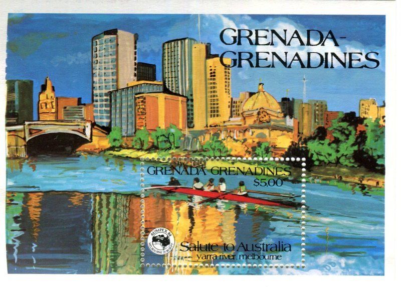 Alle Briefmarken: Block "Ruderregatta". Grenada – Neu und originalverpackt aus Basel von Butsch5