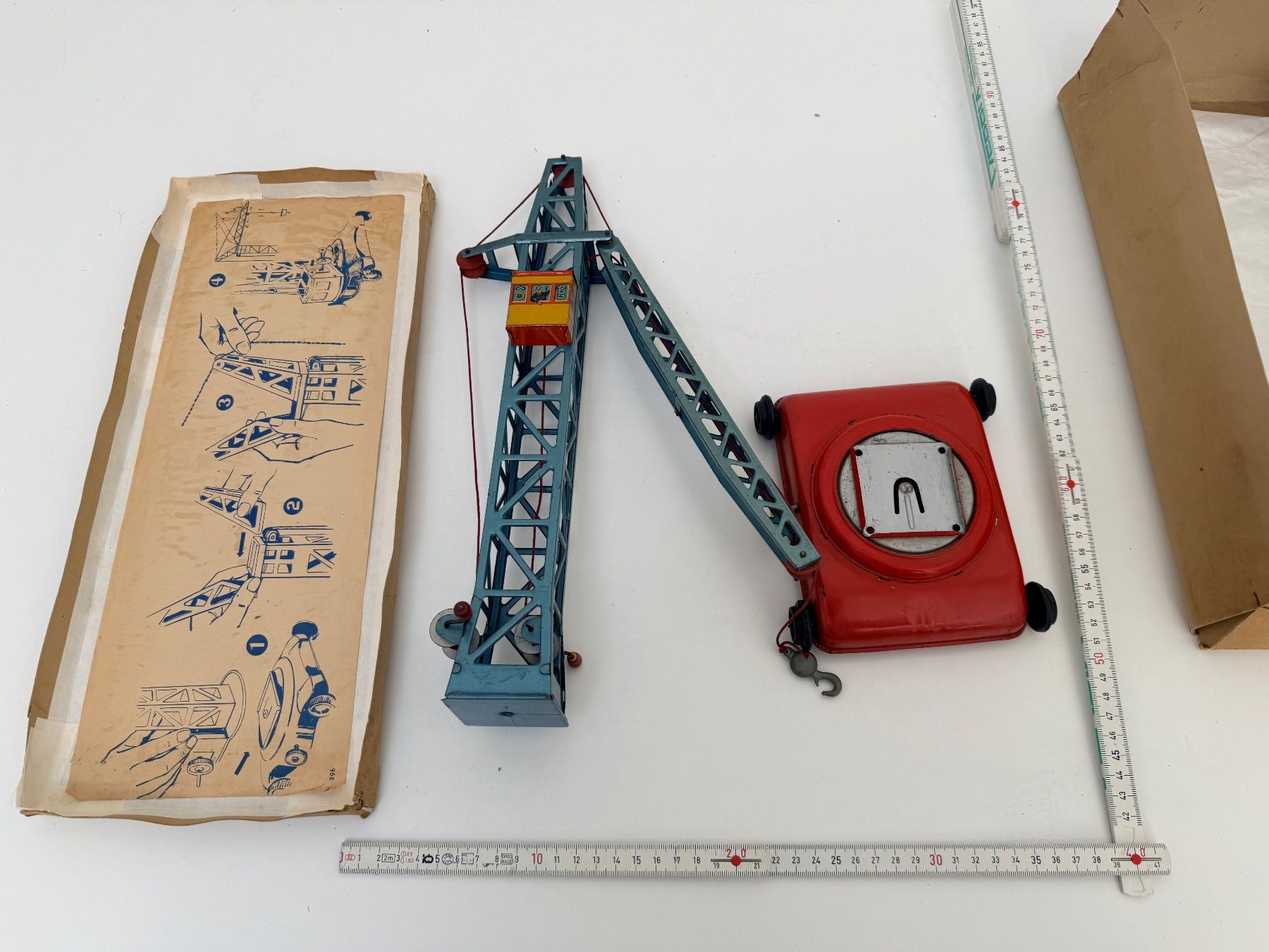 Gru: Blechspielzeug KRAN antik – Nuovo e nell'imballaggio originale da Wettingen venduto da jo_walters 1