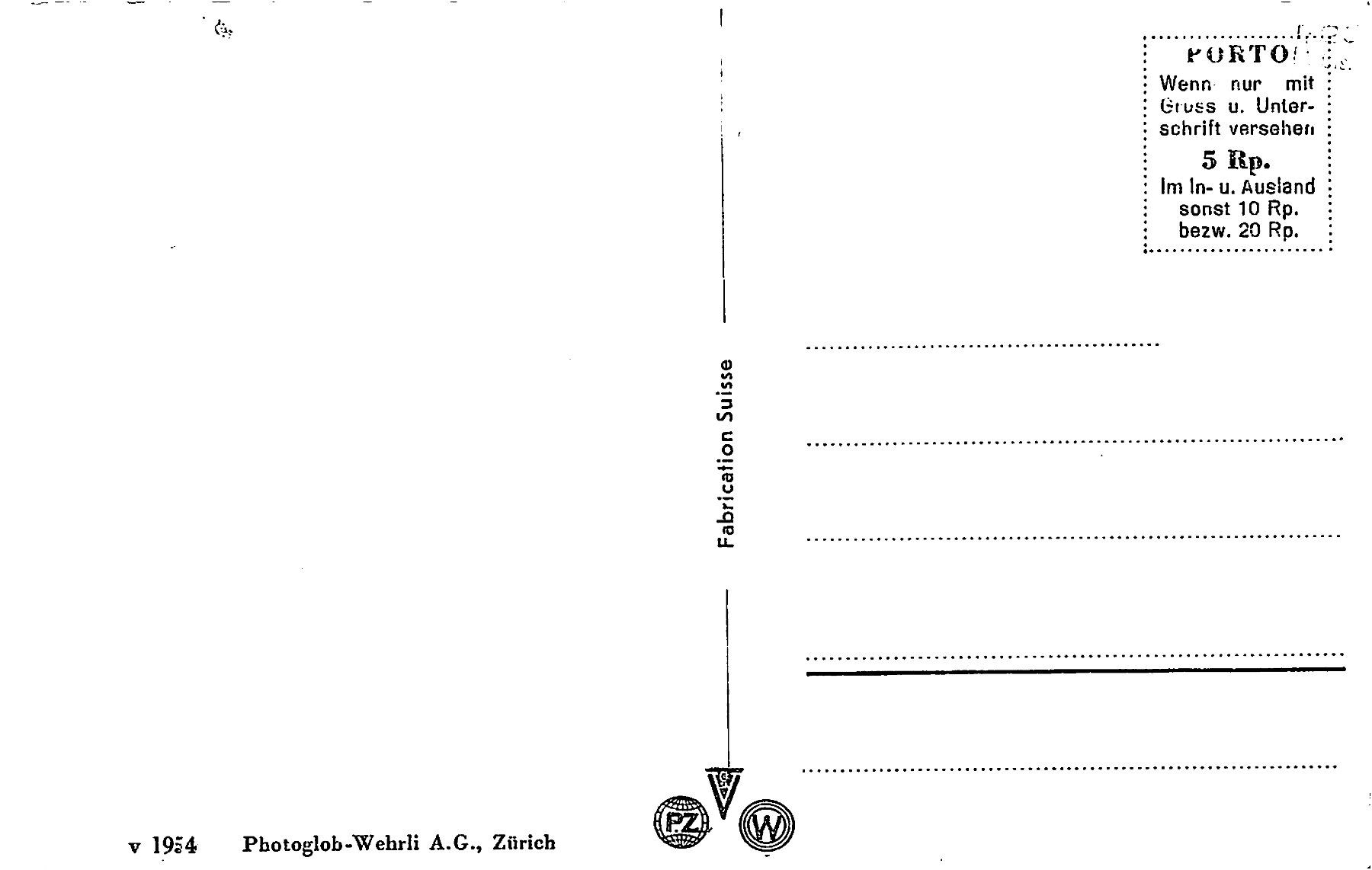 Cartoline postali: 2x Zug – Usato da Ottikon b.Kemptth. venduto da Neptun1974 1