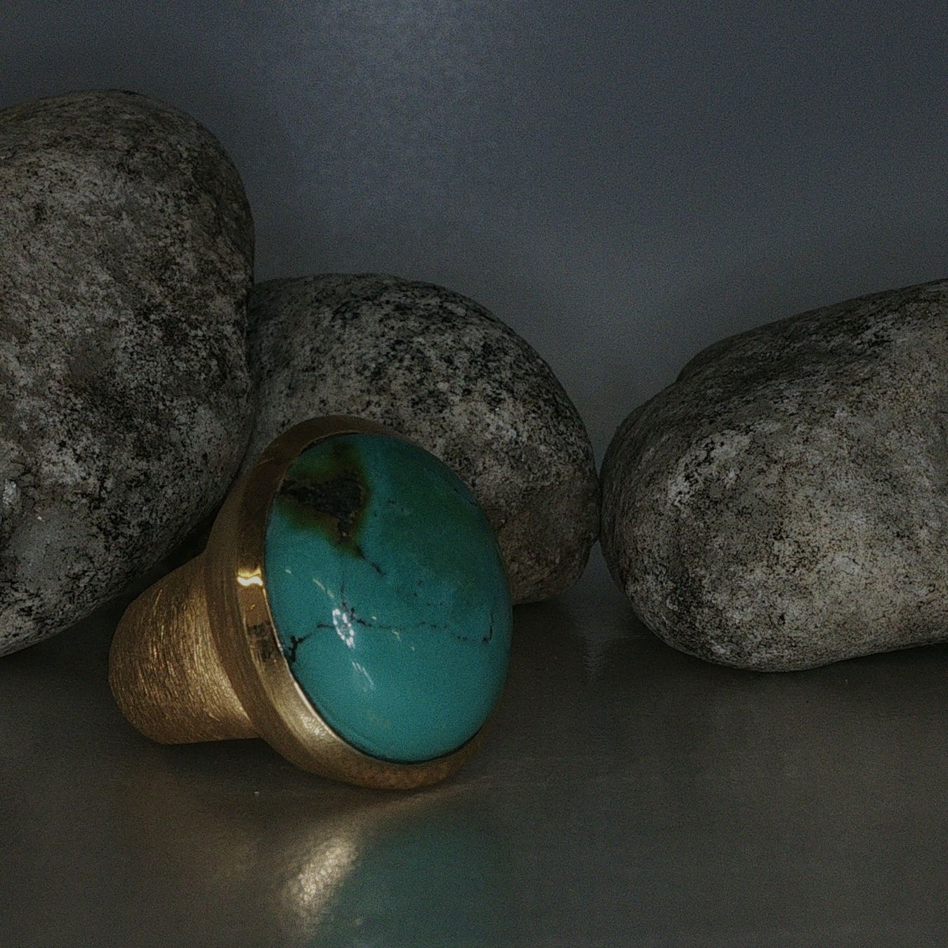 Olga Ribler Ringe: Statement Silber Ring 925 mit Türkise Grösse 53 – Neu (gemäss Beschreibung) aus Luzern von Schmuckoutlet 3
