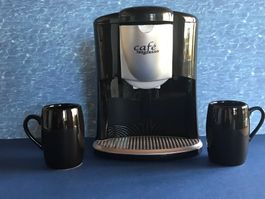 Kaffeemaschine Filterkaffeemaschine 2 schwarze Tassen OVP