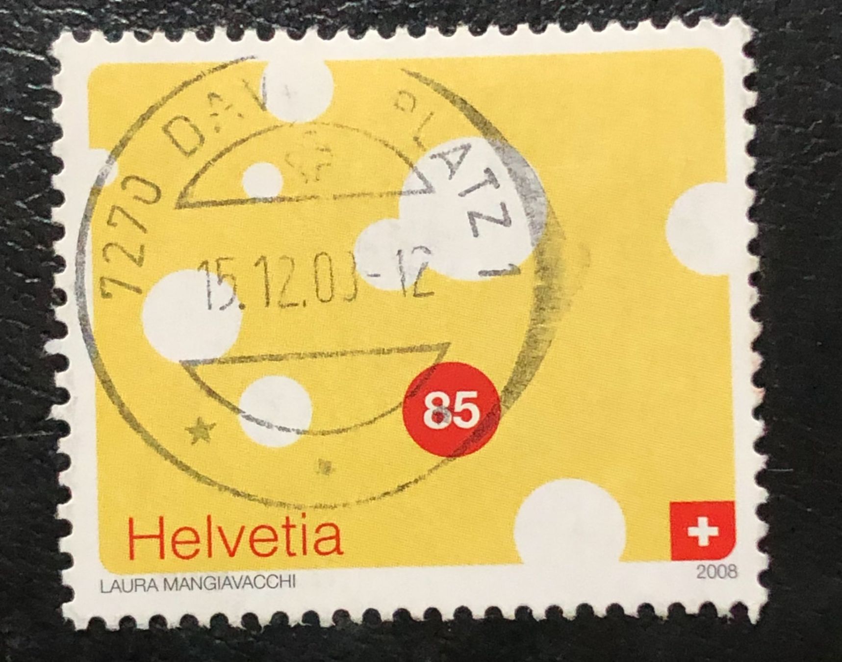 Tutti i francobolli: Nr.1284 Käse GESTEMPELT 2008    – Usato da Aarau venduto da Billa007