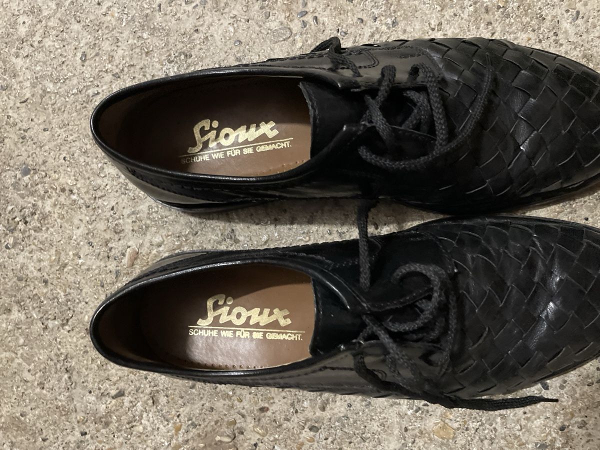 Chaussures hommes: Sioux Leder Schuhe schwarz Grösse 9.5 – D'occasion à Neuchatel par shi_9fzw 1
