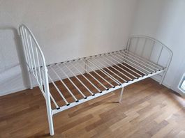 cadre de lit métallique 90x200