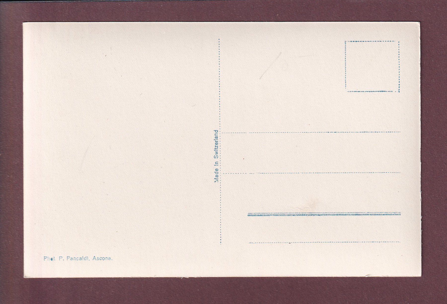 Cartes postales: ASCONA – D'occasion à Pully par nicecards 1