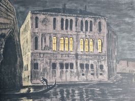 SAUTTER WALTER LITHOGRAPHIE SIGNIERT NUMMERIERT (VENEDIG)