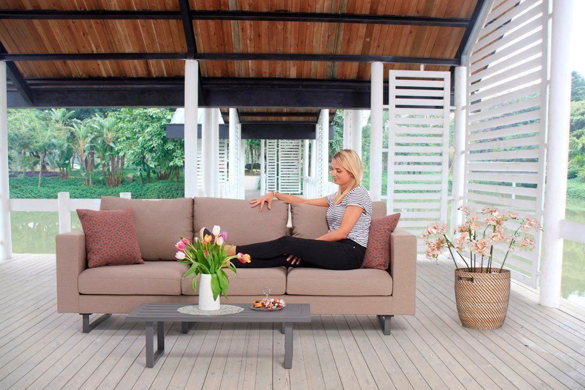 Viplounge Divani: Gartenmöbel - 3er Sofa wetterfest – Nuovo e nell'imballaggio originale da Uznach venduto da viplounge 6