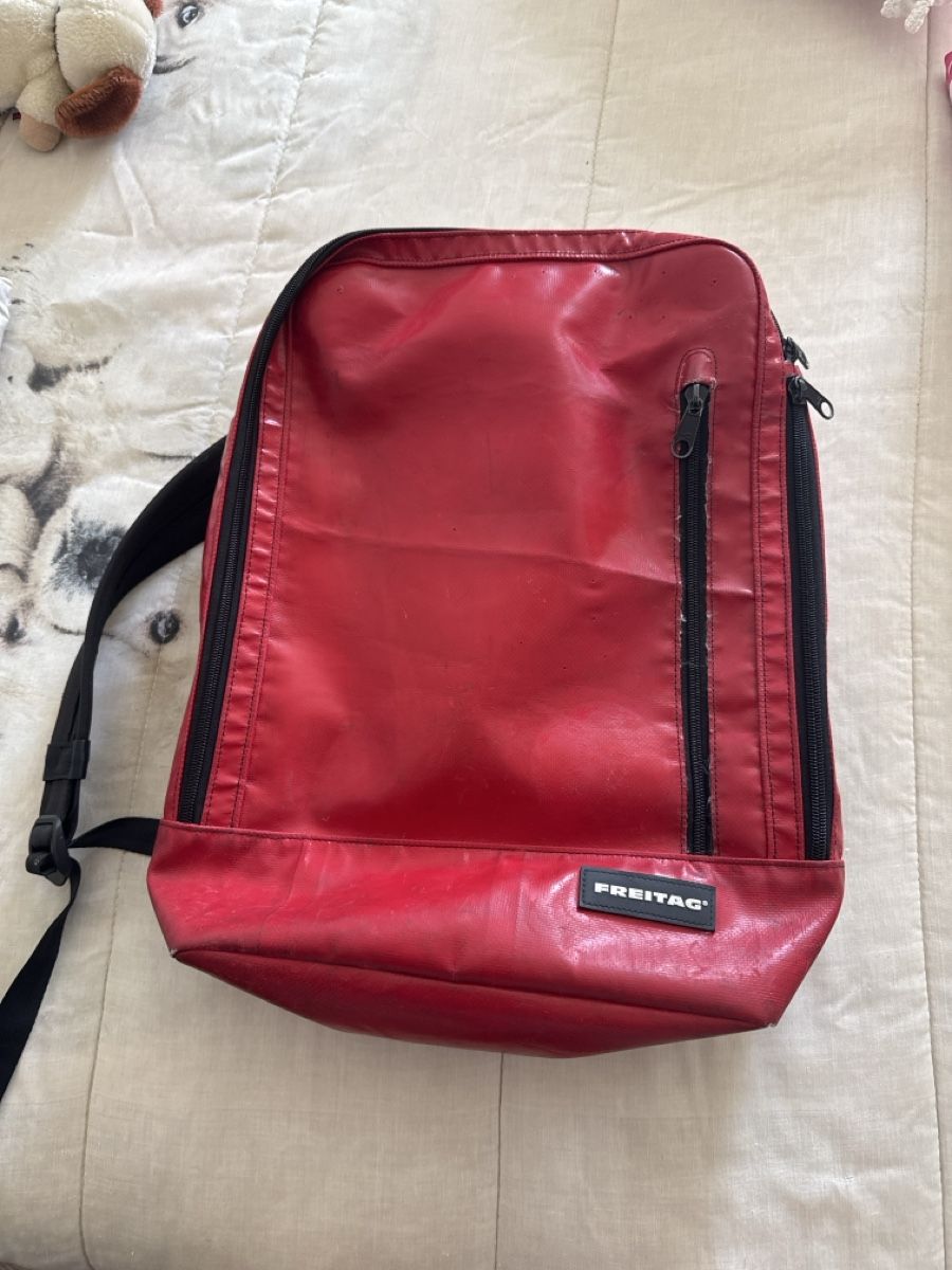 Freitag Rucksäcke: Freitag Rucksack Rot – Gebraucht aus Zürich von Dario64