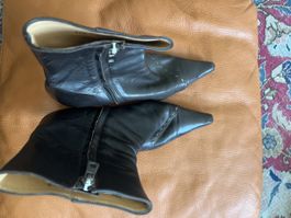 Elegante Leder Stiefeletten von Bally
