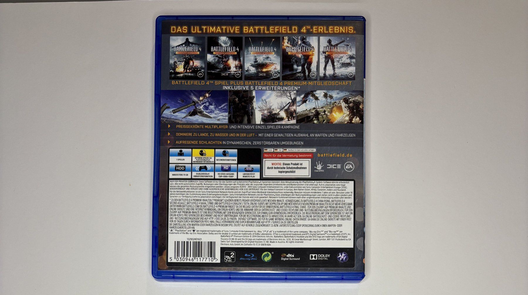 Giochi: PS4 - Battlefield 4 - Premium Edition – Usato da Allschwil venduto da Bullach 2