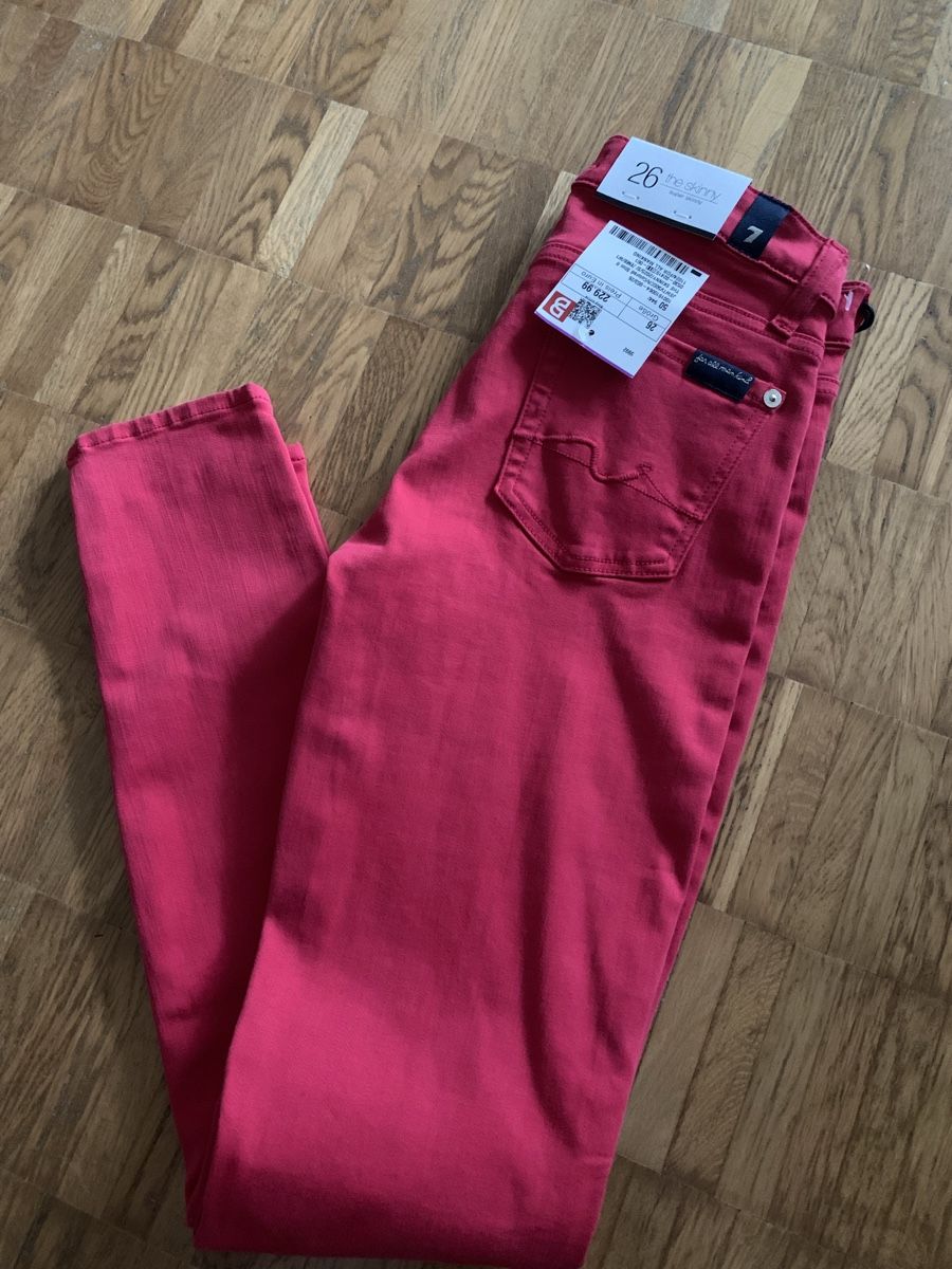 Camicette: Roter jeans neue for all mankind – Nuovo e nell'imballaggio originale da Zürich venduto da Nikuska32 5