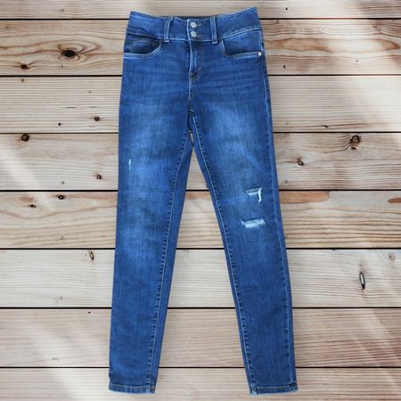 Skinny Jeans mit Stretchanteil im ripped style, Gr.34