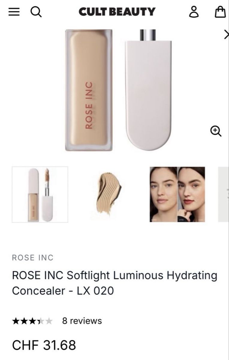 Sephora Make-up: Rose Inc Concealer LX 020 – Nuovo (secondo la descrizione) da Baden venduto da Tiffany6878 1