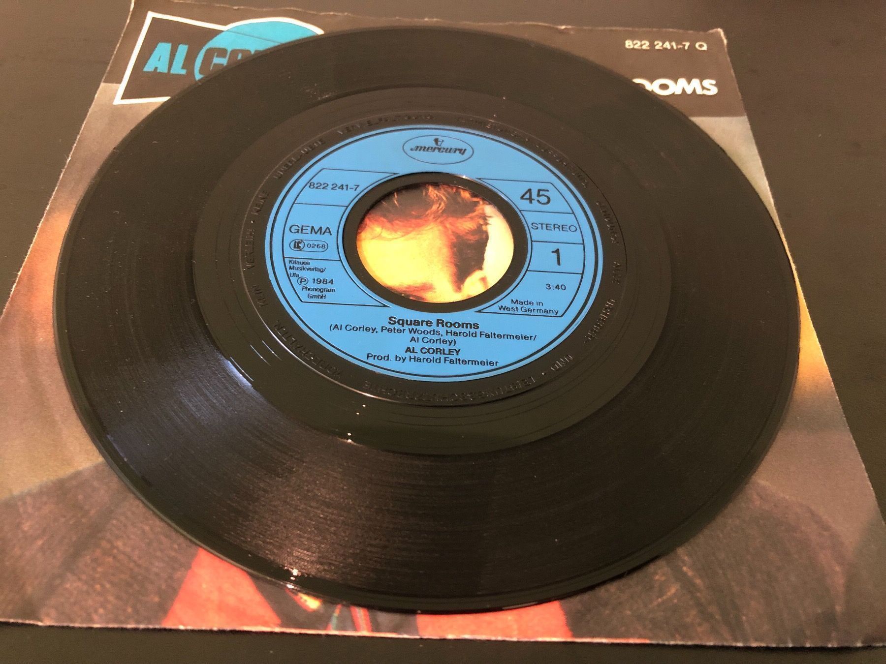 Dischi in vinile: Al Corley - Square Rooms 7“ – Usato da Schübelbach venduto da Klabauterli 2