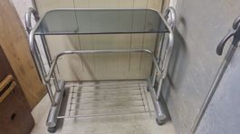 Beistelltisch Rollwagen Tisch 60er 70er Jahre Vintage alt