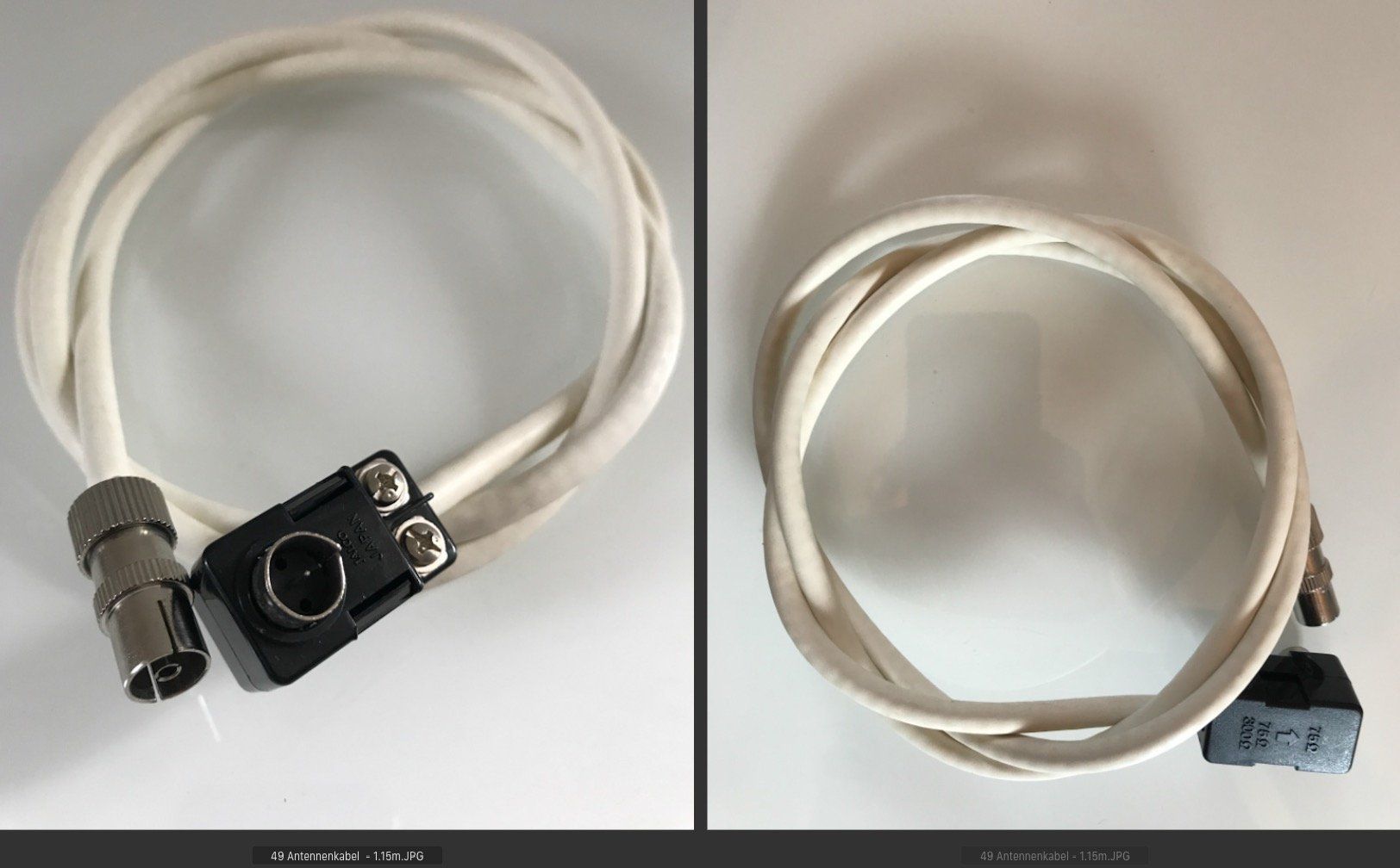 Kabel: Antennenkabel Stecker Konvolut - diverse Längen – Gebraucht aus Zürich von oso04 4