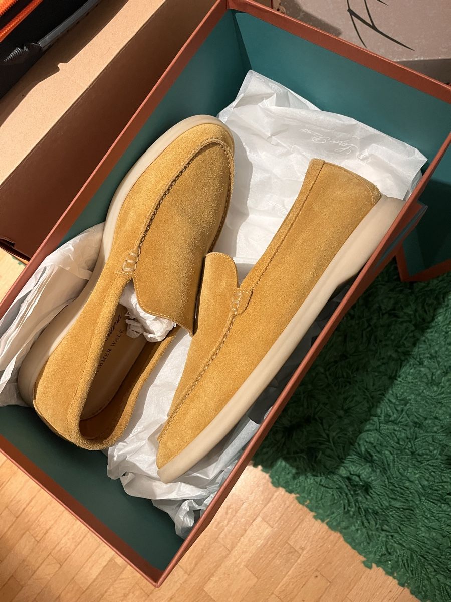 Loro Piana Scarpe da uomo: Loro Piana Summer Walk Mustard – Usato da Genève venduto da 3M_JR 1