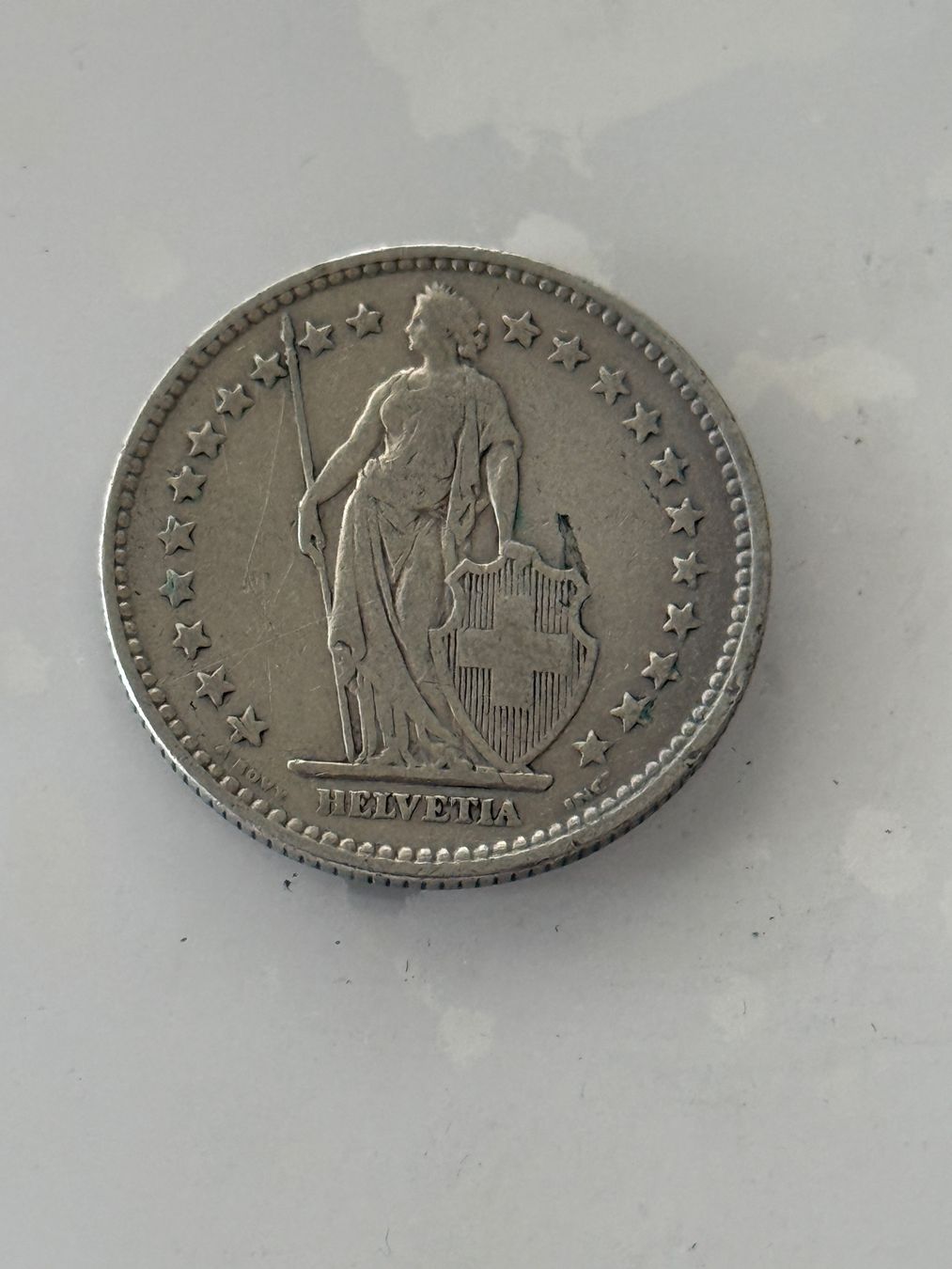 Tutti le monete: 2 Franken 1922  Rar – Usato da Wallisellen venduto da SWISS_SILVER1 1