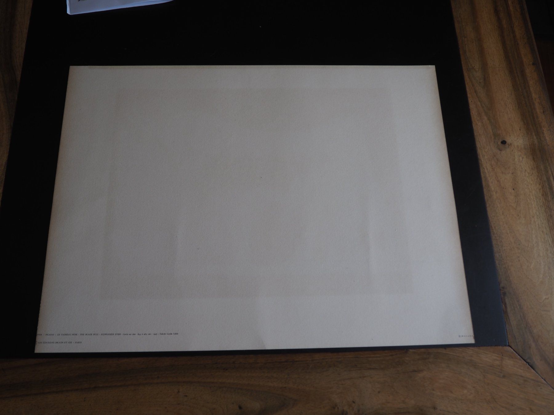 Foto & Immagini: Kunstdruck: Picasso, der schwarze Stier – Usato da Schänis venduto da Lobelie1 4