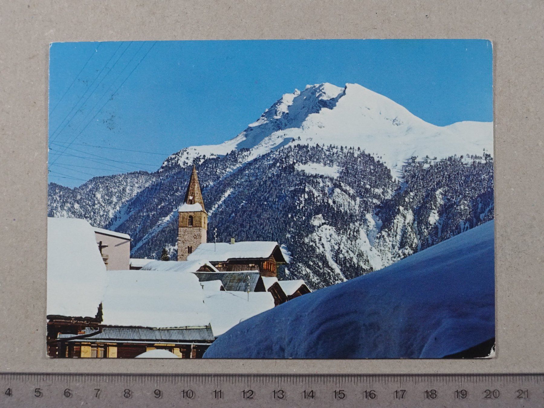 Cartoline postali: Vercorin, 1974, Illhorn – Usato da Lenzburg venduto da fh1