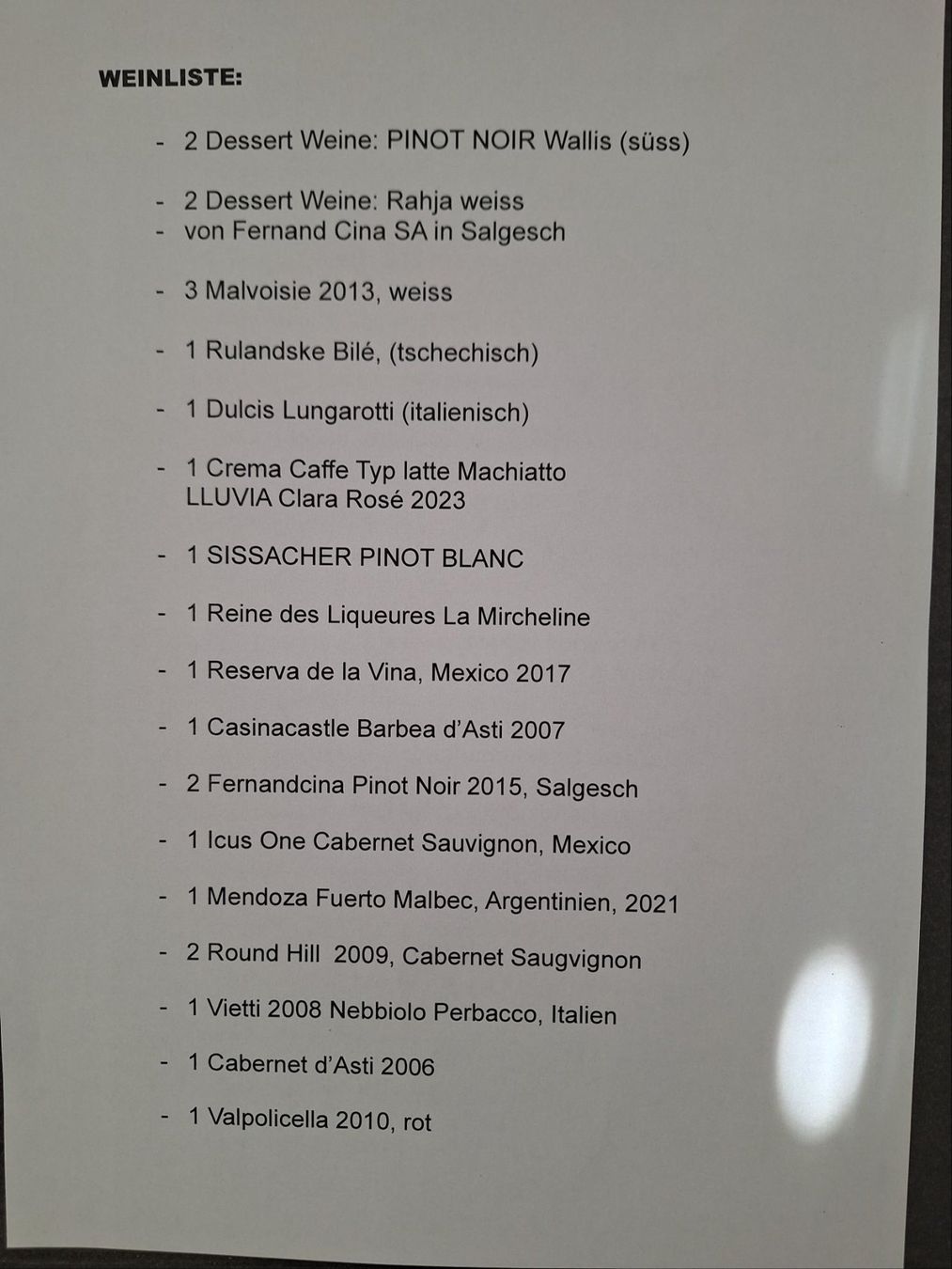 Vino: Diverse Weine gemäss Liste – Usato da Oberwil BL venduto da Julia5