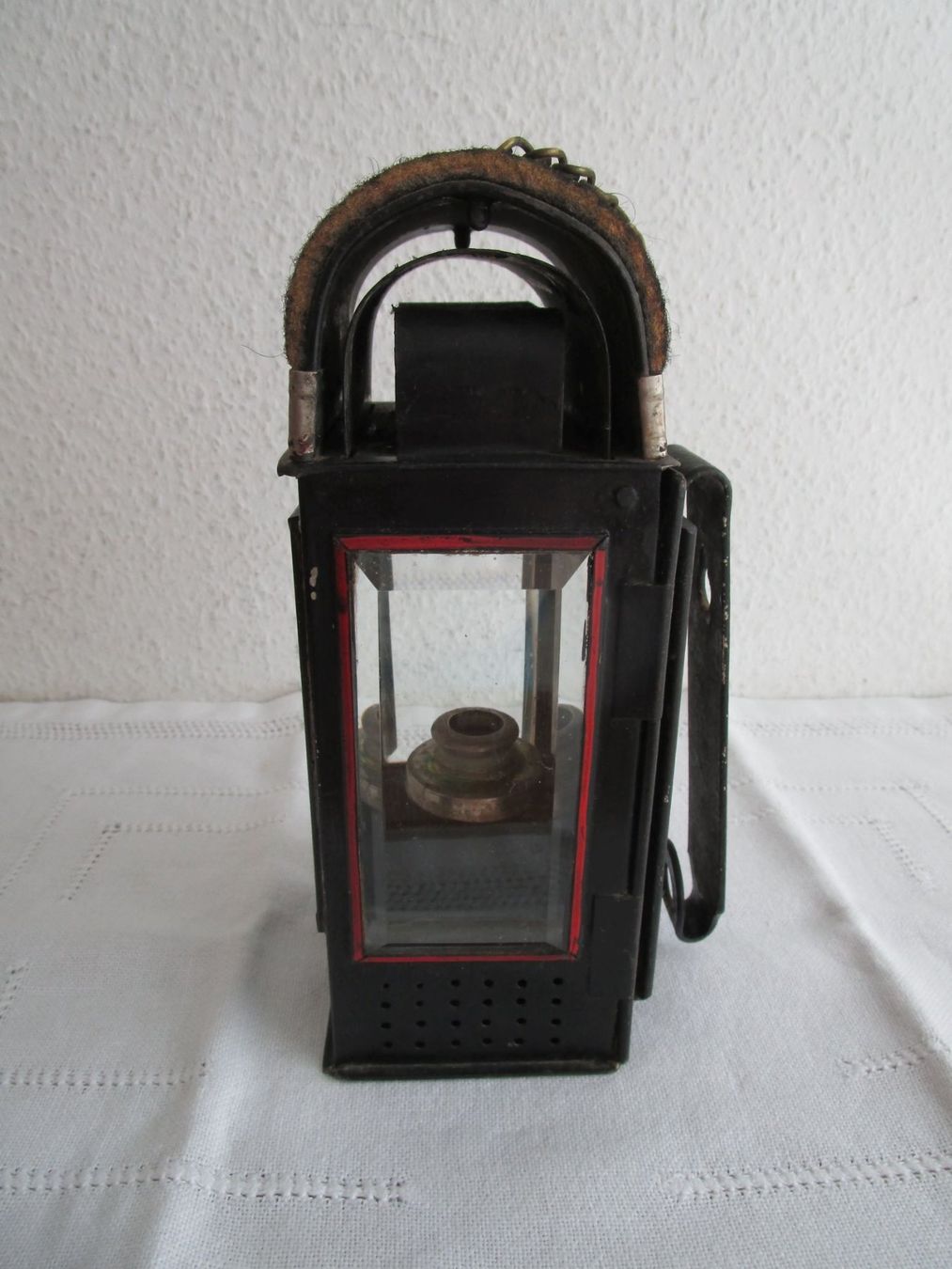 Lampade: Alte Militär Karrenlampe – Usato da Binningen venduto da mondoantico 3