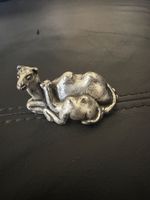 Peltro Pewter Italy Camels Laying Down Vintage