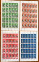 Pro Patria 1940 Serie im Bogen, postfrisch **
