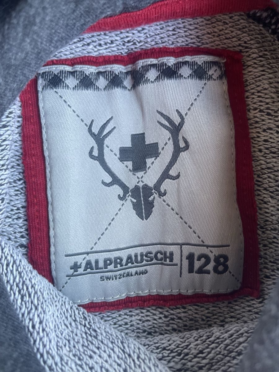 Alprausch Maglioni & Felpe: Alprausch Kapuzenpullover Grösse 128 grau  – Usato da Bern venduto da brup 3