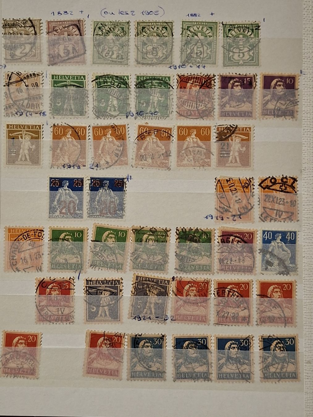 Tutti i francobolli: Briefmarken Pro Patria / Juventute / Werbemarken divers – Usato da Balgach venduto da SIMEON27 5