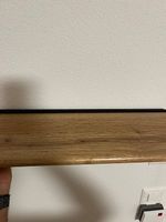 Wandbrett aus Eiche für Deko (2 Stk) Masse 18x90cm