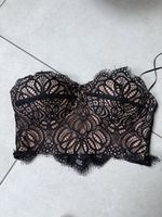 Schwarzes Spitzen Bustier