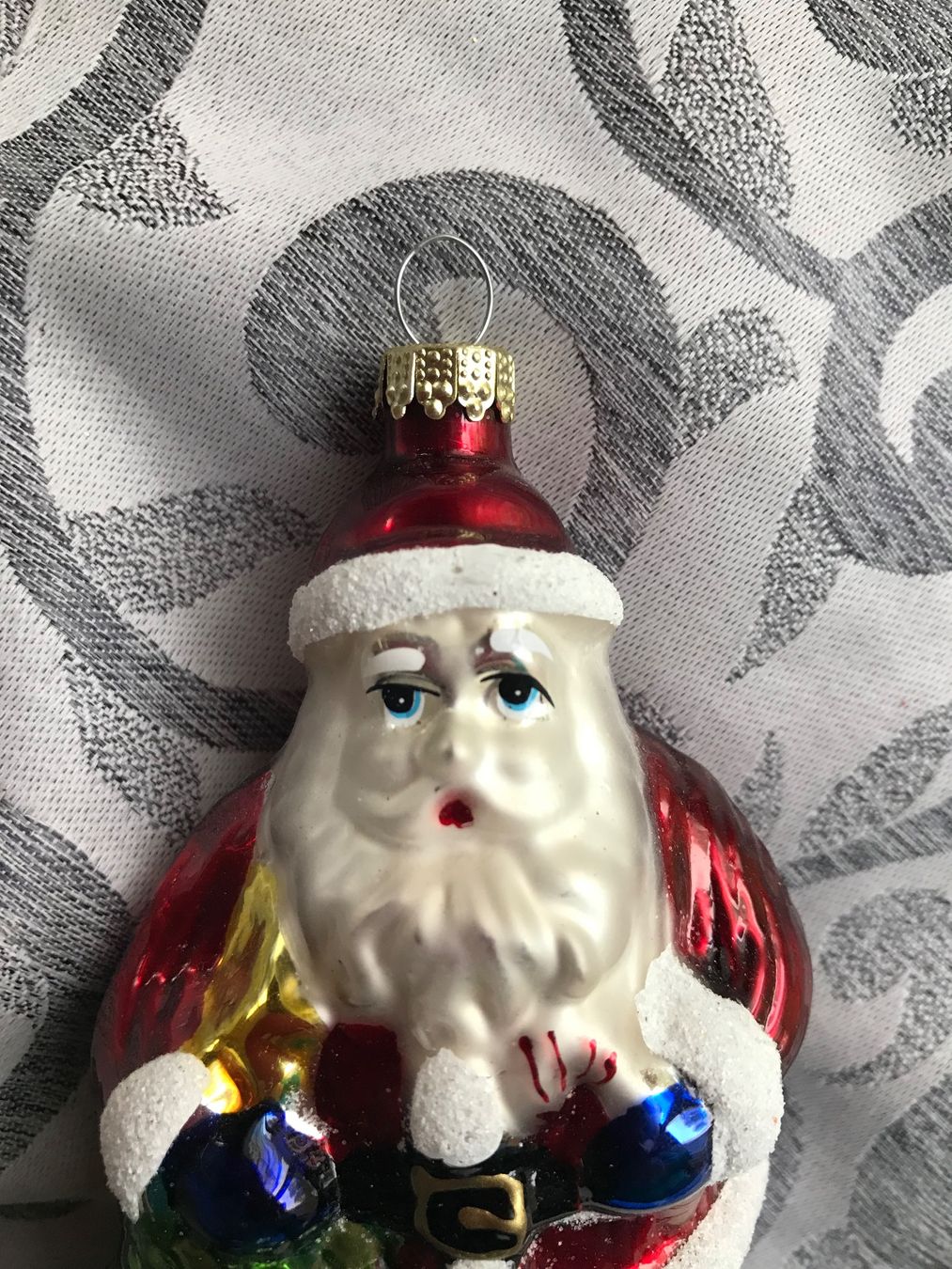 Tutte le decorazioni: Weihnachtsmann mit Tanne Christbaumschmuck – Nuovo e nell'imballaggio originale da Alpnach Dorf venduto da marvo 2