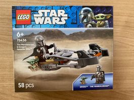 💥LEGO 75436 Mandalorianer und Grogu auf ihrem Speeder Bike