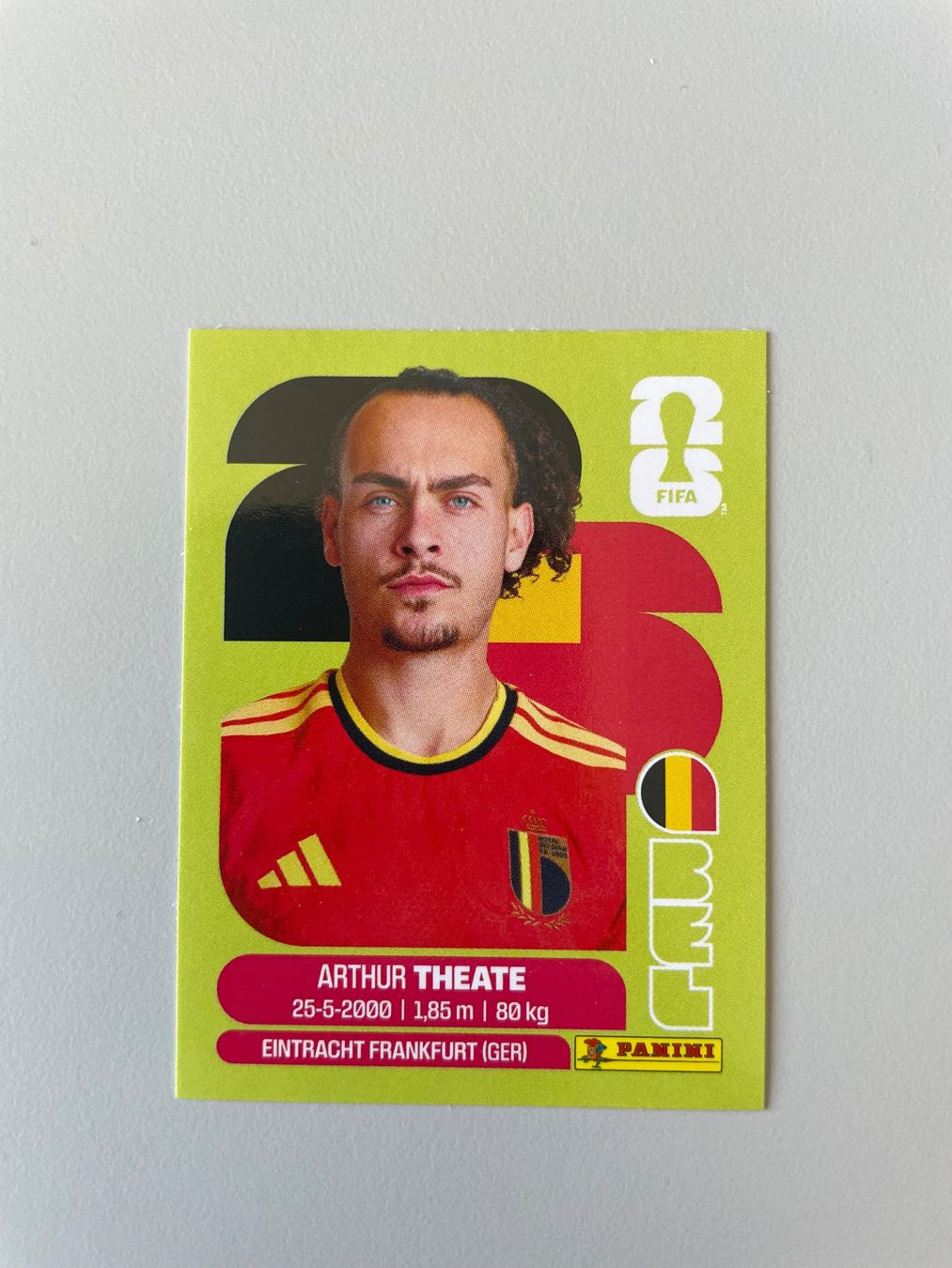 Panini Carte collezionabili: Panini WC 2026 BEL3 Theate – Nuovo e nell'imballaggio originale da Aesch ZH venduto da lawas
