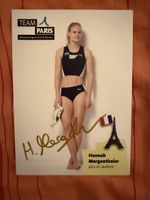 Hannah Mergenthaler 400m Läuferin Autogramm Paris