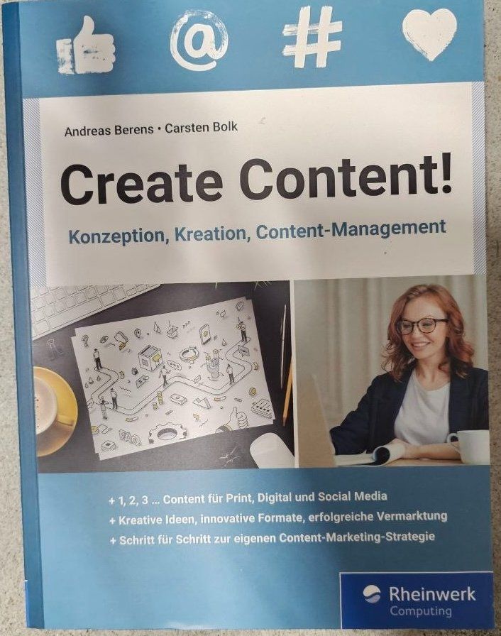 Livres: Create Content – D'occasion à Köniz par deb_l6sd