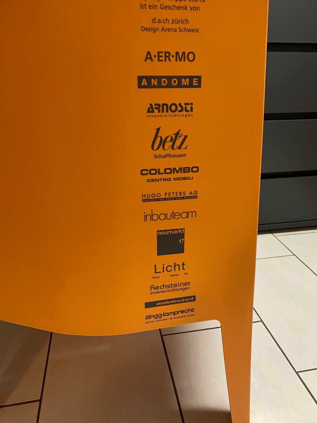 Sedie: Designklassiker-Stuhl aus Kunststoff – Usato da Buchs ZH venduto da Sten7 5