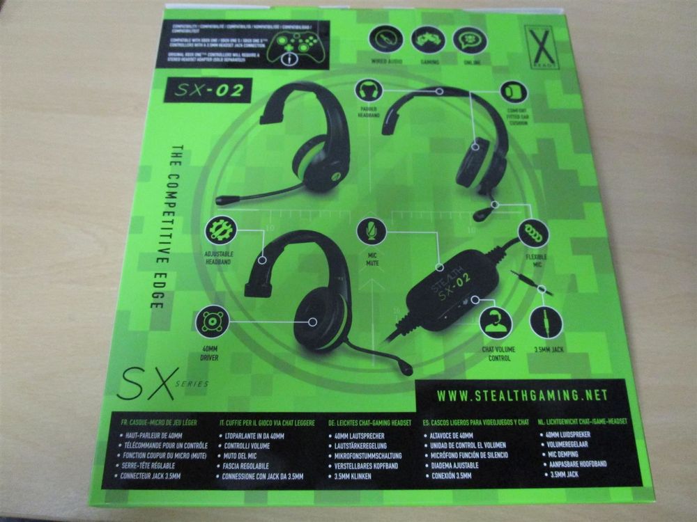 Xbox One SX 02 Gaming Headset Stealth Kaufen auf Ricardo