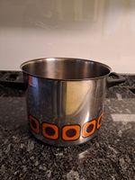 Retro Kochtopf,  Design Topf, Orange