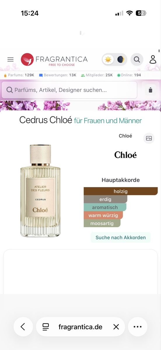 Chloé Profumi & Eau de Toilette: Chloe Atelier des Fleurs Cedrus, 2 ml – Usato da Sursee venduto da nri_g5z8 1